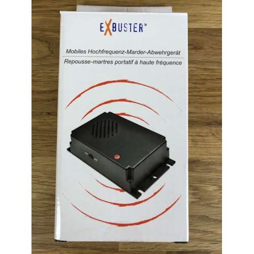 Exbuster 2er-Set mobile Hochfrequenz-Marder-Abwehrgeräte, Sensor