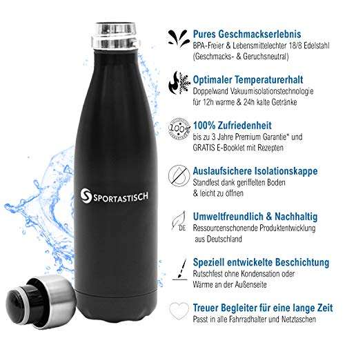 Trinkflasche Vacu Drink von Sportastisch