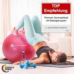 Premium Gymnastikball Workout Ball von Sportastisch